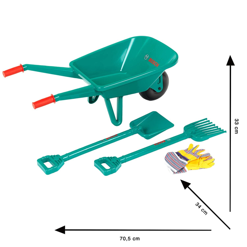 Klein 2752 Zestaw ogrodowy Bosch z taczką