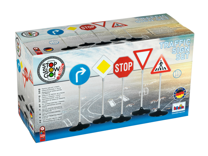 Klein 2980 Znaki drogowe duże zestaw 5szt.
