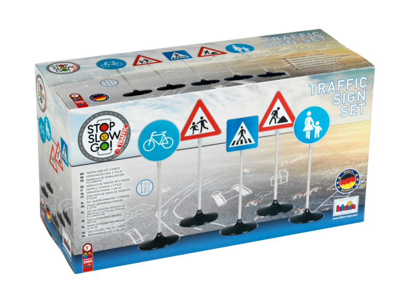 Klein 2993 Znaki drogowe duże zestaw 5szt.