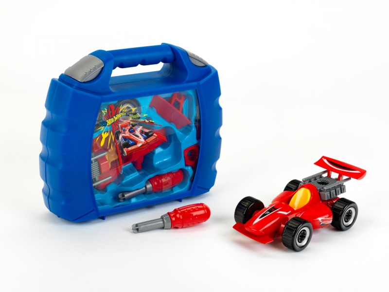  Klein 8013 Walizka z autem do skręcania Hot Wheels