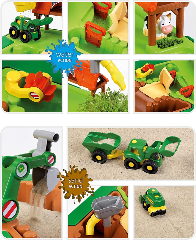 Klein 3948 Stolik farma John Deere, piaskownica